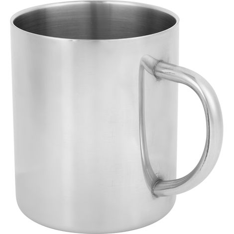 Mug isotherme portable en acier inoxydable à double paroi avec anse, 400 ml (1/5)