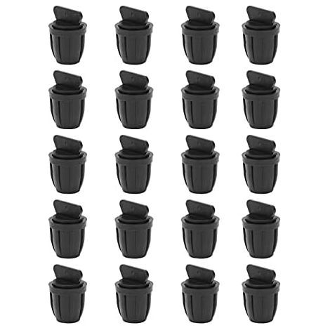Bouchon D'extremite de Tuyau en ABS 8/11 20 Pices avec Bouchon D'extremite Barbele Goutte Goutte pour Tube D'irrigation Goutte Goutte (1/5)
