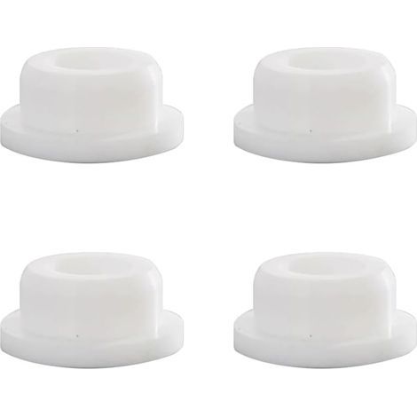 Set di 4 tappi di troppo pieno circolari in gomma per lavelli, lavelli da cucina e vasche da bagno. (1/5)