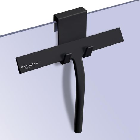 Duschabzieher Set 23 cm Silikon Fensterabzieher Badezimmerwischer Edelstahl (1/5)