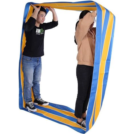 Tapis de course amusant pour enfants, jeux de travail en équipe, tapis de course, jeux de consolidation d'équipe, (6 m) (1/5)