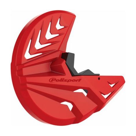 Cubierta de disco de freno delantero Polisport Beta Red con amortiguador