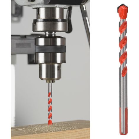 5-teiliges Bohrerset mit hochverschleißfestem Aluminiumkopf für Holz, Beton und Wände, Lochöffnung 10 mm (1/5)
