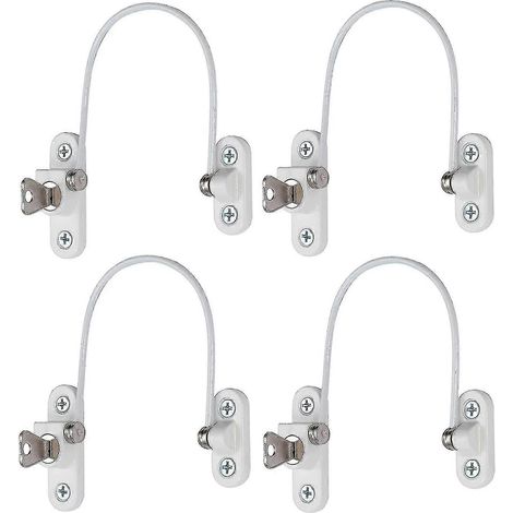 Verrou de sécurité pour fenêtre et porte avec clé (1/4)