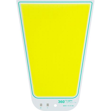 Panneau LED COB 200 x 140 mm avec télécommande pour camping en extérieur, lumière blanche 70 W (1/5)