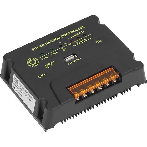 Contrôleur de charge solaire MPPT pour la production d'énergie photovoltaïque 12 V/24 V 20 A, avec microcontrôleur (MCU)