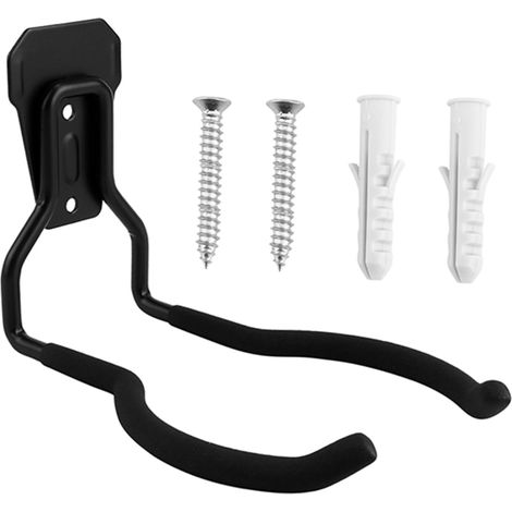 Soporte de pared para desbrozadora de garaje, ganchos multiusos resistentes para almacenamiento de herramientas. (1/5)