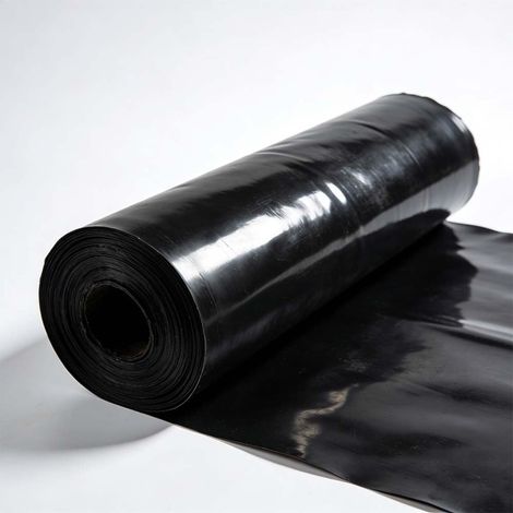 Bâche Bassin Polyéthylène Haute Densité, 40S HDPE Underlay Film D'étanchéité Jardin Membrane Bassin Film Bassin Natation Pour étangs Poissons Fontaines Jardin D'eau Cascade(Size:55m,Color:40S)