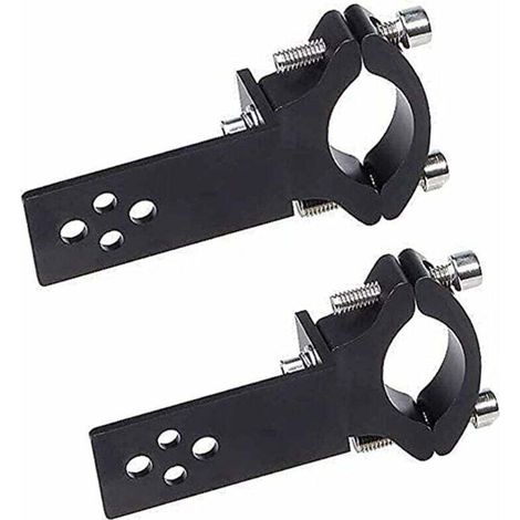 Ersandy – Lot de 2 colliers de serrage pour tube de fourche de moto – Installation horizontale/verticale – Compatible barres lumineuses LED 22-36 mm - mm-36