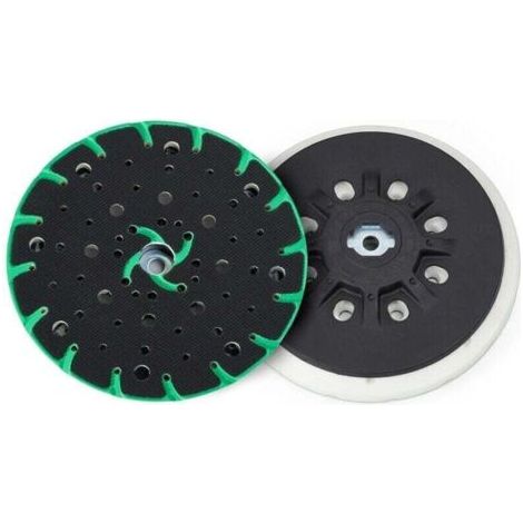 Plateau ponceuse 150 mm avec aspiration de poussière - Filetage de raccordement M8 - remplacement du festool plateau ponceuse, compatible avec le ponceuse excentrique 150mm bosch makita etc