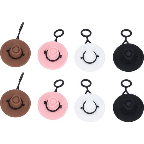 Couvercle De Pointe De Paille - Silicone Réutilisable - Compatible Avec Pailles De 10 Mm - Pour Gobelets Isolés - Lot De 1 (1/5)