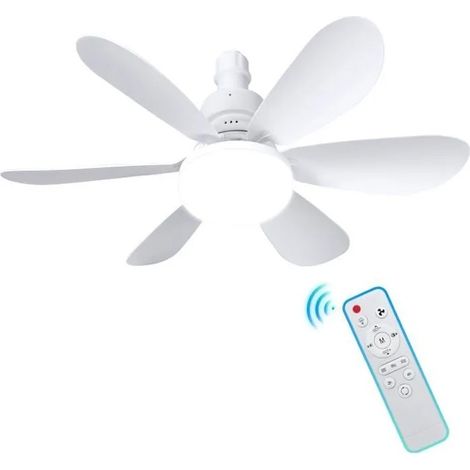 Ventilateur plafond LED - Non spécifié - 40W - Télécommande - 3 vitesses - 2400 lumens (1/4)
