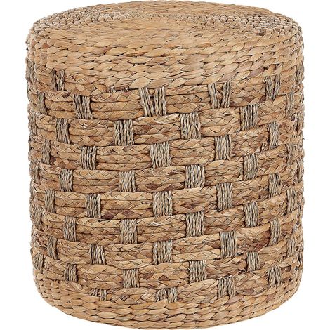 Pouffe BASSLET Wicker Beige