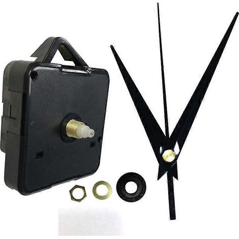 Mécanisme d'horloge, mécanisme de mouvement d'horloge, mécanisme d'horloge à piles silencieuse, système d'horloge murale, aiguilles d'horloge, mécanisme à pendule. (1/4)