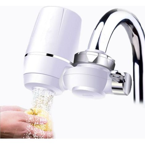Système filtre Eau potable On Tap de Robinet – 150 x 60 x 105 mm – 9 Étapes – 120 L/h – Cartouche PP Sédiments Charbon actif Boules Coton – Purification Bactéries Pesticides (1/2)