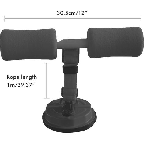Sangle d'Entraînement Abdominal avec Ventouse, Élastique de Fitness Portable pour Exercices à la Maison et en Déplacement (1/5)