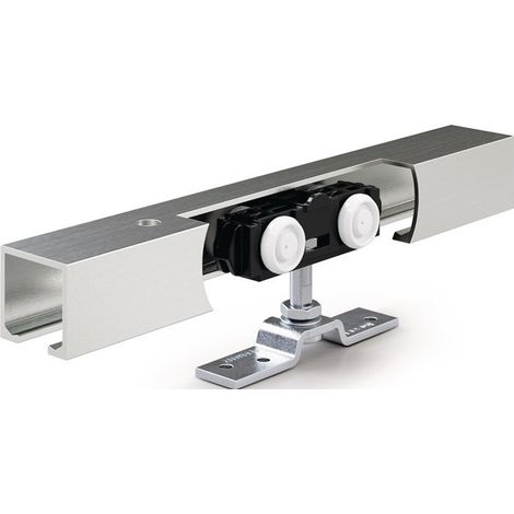 Sistema de corredera Rollan 80 NT 80kg 3250mm hoja de madera 50-146cm Wm./Dm.GEZE