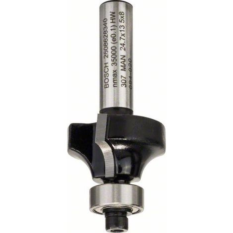 Fresa di finitura, 8 mm, R1 6 mm, L 13,2 mm, G 53 mm
