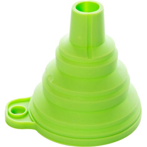 Entonnoir en silicone alimentaire pliable pour bouteille d'eau, transfert de liquide, couleur aléatoire