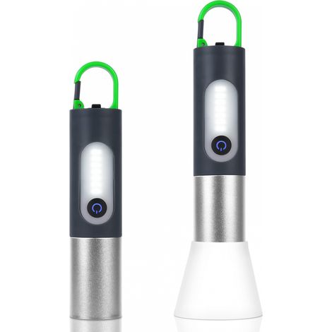 royaluxe - Linterna LED rechargeable, haute puissance 800LM Linterna Táctica, lampe de poche portable 4 modes, pour Camping, urgence, cyclisme, Camping (1/5)
