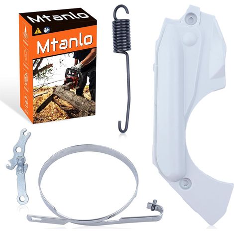 pour Stihl MS180 MS170 018 017 pour pièce de tronçonneuse, kit de couvercle de frein de chaîne, 1130 021 1100, 1123 160 5400 (1/5)