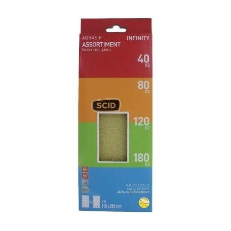 Fissaggio con pinza per pattino 115 x 280 mm 40 x 2 / 80 x 2 / 120 x 2 / 180 x 2 8