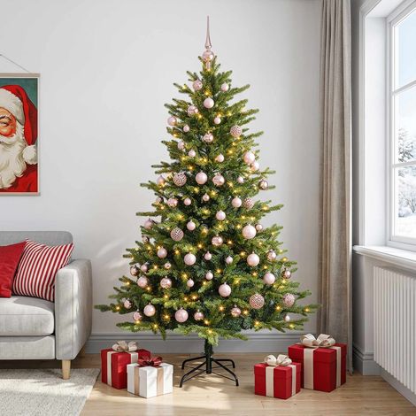 vidaXL Árbol de Navidad Artificial con Adorno 180 cm 300 LED (1/5)