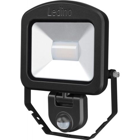 Proyector LED con 20WHIS 20W3000K Detector negro (por 10)