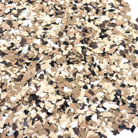 Flocons de sol époxy, mélange de 900 g, mélange de couleurs décoratives, copeaux de béton, kit de peinture époxy pour garage, mur, intérieur et extérieur de la maison (1/5)