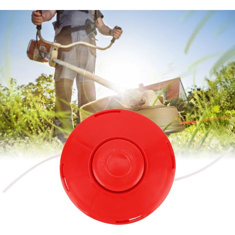Tête de coupe-bordures universelle à alimentation par frappe (rouge) (1/5)