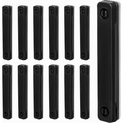 12PCS Support magnétique, Moustiquaire, Sans perçage, Adhésif, Fenêtre et porte (1/4)