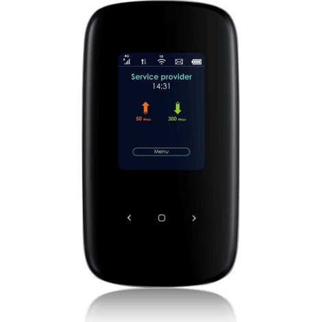 ZYXEL ZyXEL LTE2566-M634 - Wi-Fi 5 (802.11ac) - Bi-bande (2,4 GHz / 5 GHz) - 3G - 4G - Noir - Routeur portable (LTE2566-M634EUZNV1) (1/5)