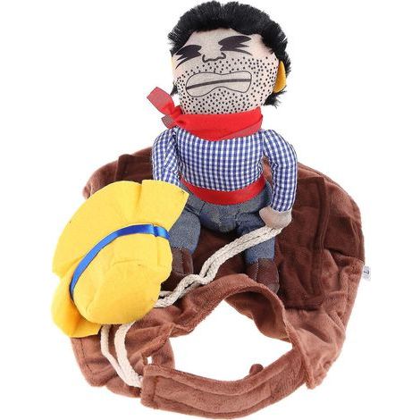 Déguisement de cowboy pour chien pour Halloween, vêtements amusants pour animaux de compagnie, costume de cosplay, cadeau (1/4)