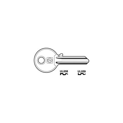 CHIAVI PER CILINDRI UNIVERSAL 5 SPINE PICCOLE IN ACC. NICH.- - UL058 DX - 100 pezzi SILCA