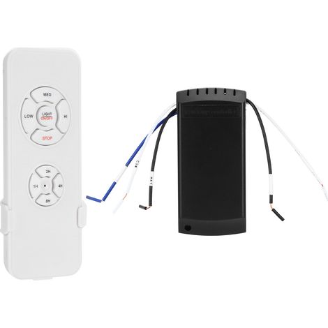 Drahtloses Steuerungsset für 220-V-Deckenleuchten und -Ventilatoren mit Empfänger, Zeitschaltuhr, Fernbedienung und Smart-Home-Automatisierung (1/5)