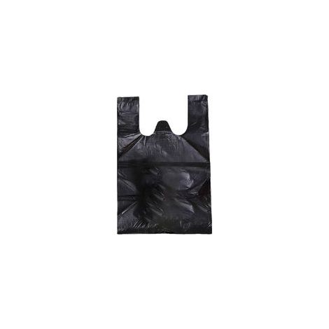 Lot de 100 petits sacs poubelle pour salle de bain, serviettes hygiéniques, sacs en plastique avec poignées pour la maison, la cuisine, les ordures - Noir