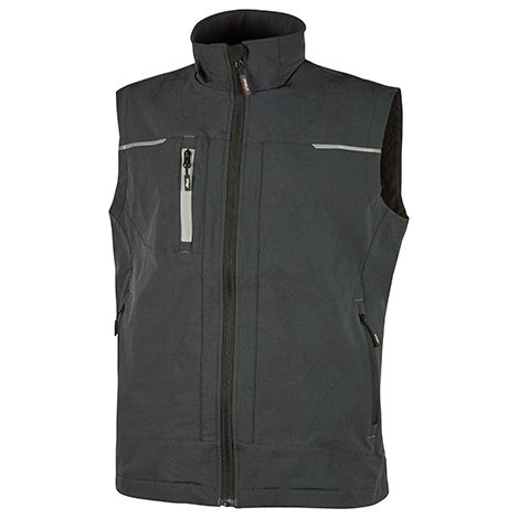 gilet da lavoro saturn asphalt grey u-power taglia m