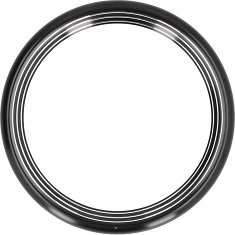 Compteur de vitesse moto, cadre de tableau de bord, jauge de vitesse, anneau de compteur, adapté pour Honda Rebel CMX 300/500 17-19 Noir (1/5)
