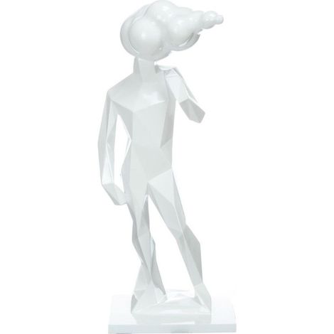 Statue Design "Sculpture Kenya" 56cm Blanc (1/4)