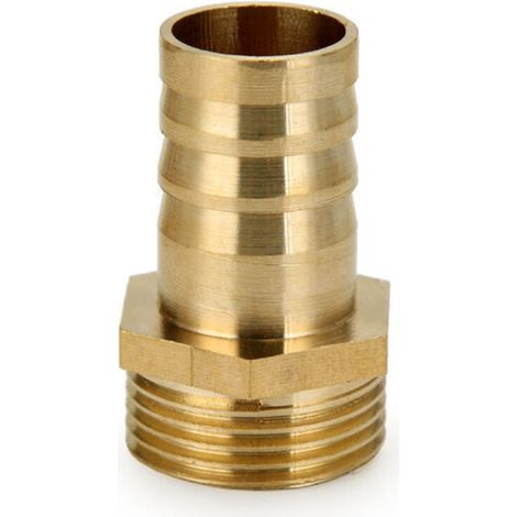 Full Gap 8-Pack Hose Clamps, Brass Fittings, Hose Fitting Adapters, 6mm/4.5mm Male Thread (1/4)