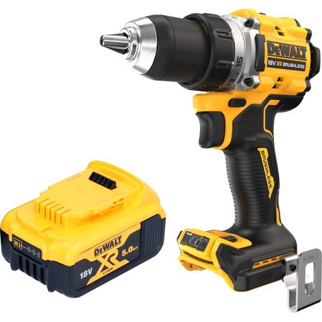 Trapano avvitatore a batteria DeWalt DCD 800 N 18 V 90 Nm senza spazzole + 1x batteria ricaricabile 5,0 Ah - senza caricatore (1/5)