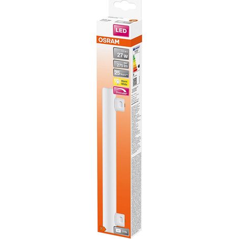 OSRAM HOMELIGHTING 4058075607033 LED CEE F (A - G) S14S forme de tube 3.1 W = 27 W blanc chaud (Ø x L) 29 mm x 300 mm 1 pc(s) W286142 (1/5)