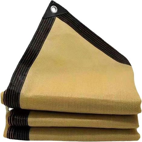 Toile d'ombrage à œillets pour piscine extérieure, filet d'ombrage multifonctionnel pour plantes, potager, balcon, jardin, serre, poulailler-2mx4m (1/5)