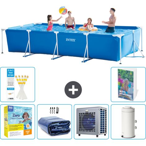 Rechteckiger Frame Pool - 450x220x84 cm - 7-teilig  S157 (1/5)