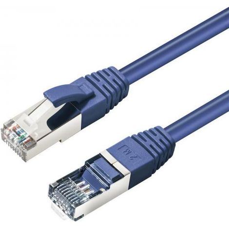 MicroConnect MC-SFTP6A0025B Cavo di rete Cat6a U/UTP [UTP] blu da 0,25 m