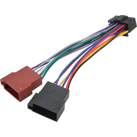 Connecteur ISO 16 broches pour autoradio Sony, faisceau électrique en ABS, adaptateur de remplacement stéréo (1/5)