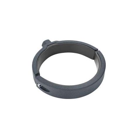 GRÖMO ALUSTAR Design-Fallrohrschelle - TX - Anthrazit ø100 mit Gewindemutter M10, 89941 (1/2)