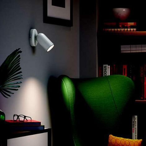 Philips consumer spotlight pongee single socket gu10 metal blanco 915005530501 5058131pn