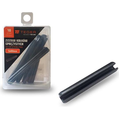 Perno elastico Teger 5x60, 10 pezzi (1/3)