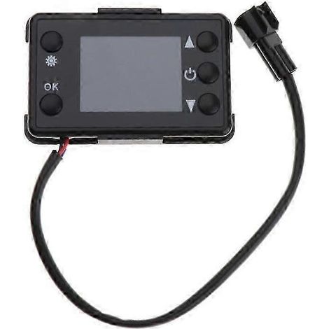 Moniteur LCD universel 12 V pour camions, interrupteur de chauffage de stationnement pour chauffage diesel à air comprimé - Format compact conforme aux normes d'affichage LCD (1/4)